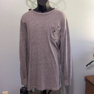 Polo men’s grey long sleeve T size Large Tall
